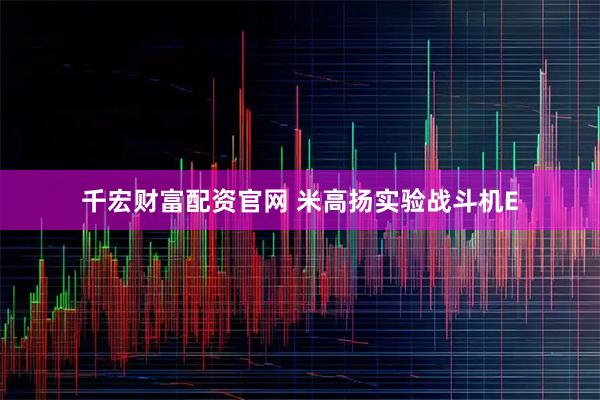 千宏财富配资官网 米高扬实验战斗机E